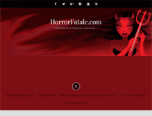 Tablet Screenshot of horrorfatale.com